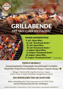 Grillabend Flyer 2020